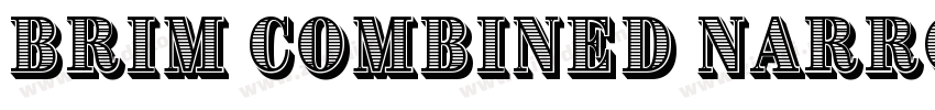 Brim Combined Narrow字体转换